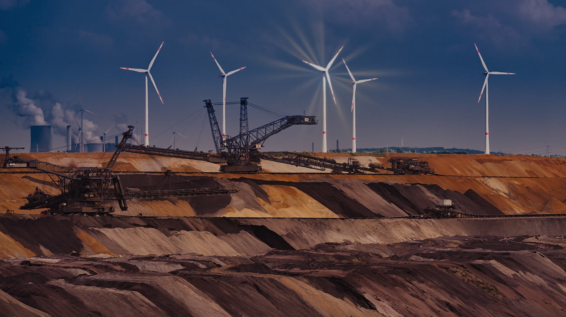Braunkohle und Windkraft